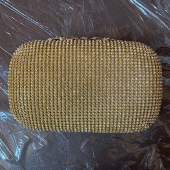 GOLD RHINESTONE CLUTCH - Picture 3 of 3